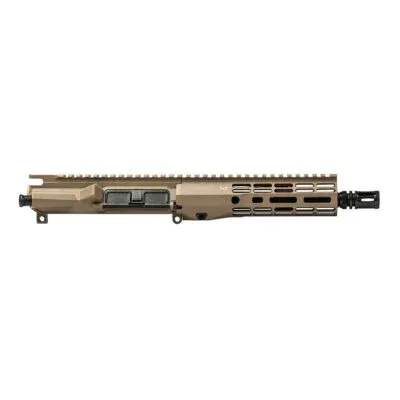 Aero Precision M4E1 Threaded Complete Upper, 8" 5.56 Barrel, 7.3" M-LOK ATLAS R-ONE Handguard - FDE Cerakote - Upper Receiver for AR-15 - view 1