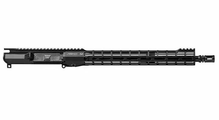 Aero Precision M4E1 Threaded No FA Complete Upper 16" 5.56 Mid 15" M-LOK ATLAS S-ONE - Anodized Black - Upper Receiver for AR-15, vista 1