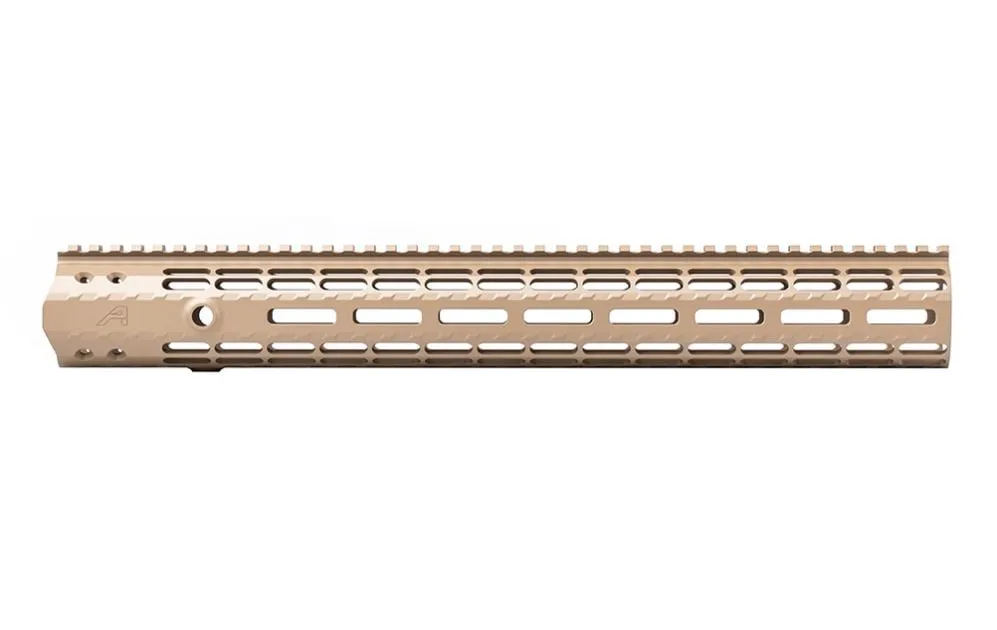 Aero Precision M5 16.6" Enhanced M-LOK Handguard Gen 2 - FDE Cerakote (w/ DPMS Barrel Nut) - Handguard for AR-15, vista 1