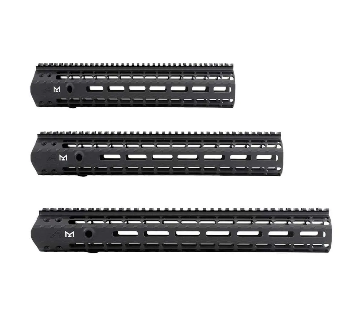 Aero Precision M5 (.308) Enhanced M-LOK Handguard, Gen 2 w/ BAR Barrel Nut – Anodized Black - Handguard for AR-15, vista 1