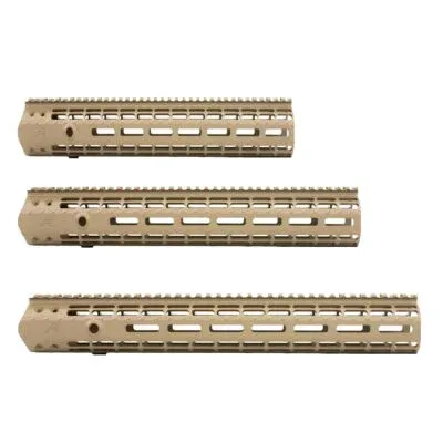 Aero Precision M5 (.308) Enhanced M-LOK Handguard, Gen 2 w/ BAR Barrel Nut – FDE - Handguard for AR-15 - view 3