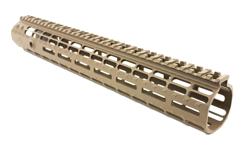 Aero Precision M5 (.308) Enhanced M-LOK Handguard, Gen 2 w/ BAR Barrel Nut – FDE - Handguard for AR-15 - view 4