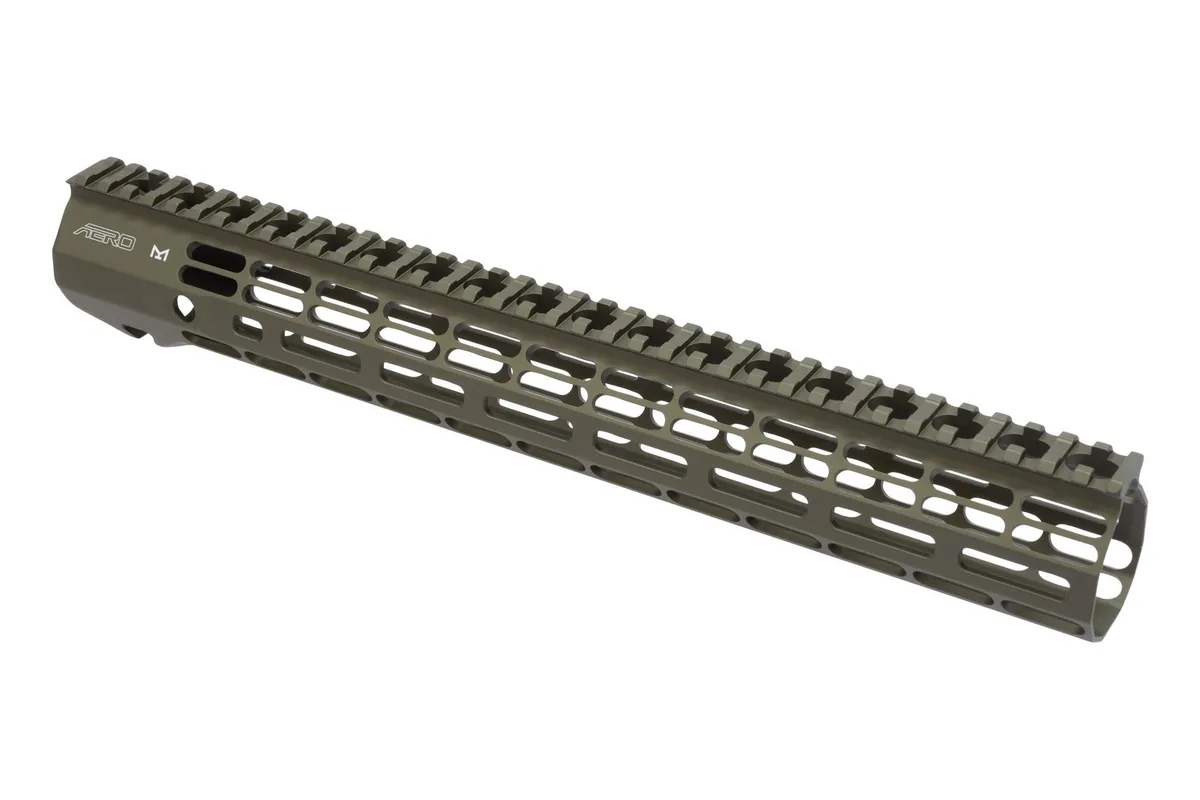 Aero Precision M5 ATLAS R-ONE M-LOK AR-308 Handguard - ODG - 15" - Handguard for AR-15, vista 1
