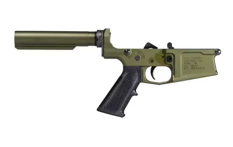 Aero Precision M5 Carbine Complete Lower Receiver W/A2 Grip No Stock - M5 Carbine Complete Lower W/A2 Grip No Stock For Ar .308 Odg - Lower Receiver for AR-15 - view 2
