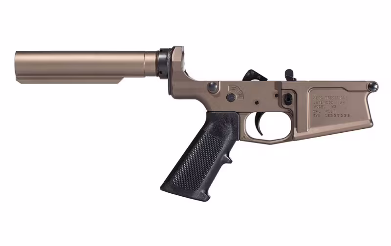 Aero Precision M5 Carbine Complete Lower Receiver W/A2 Grip No Stock - M5 Carbine Compl Lower W/A2 Grip No Stock For AR .308 Kodiak - Lower Receiver for AR-15 - view 1
