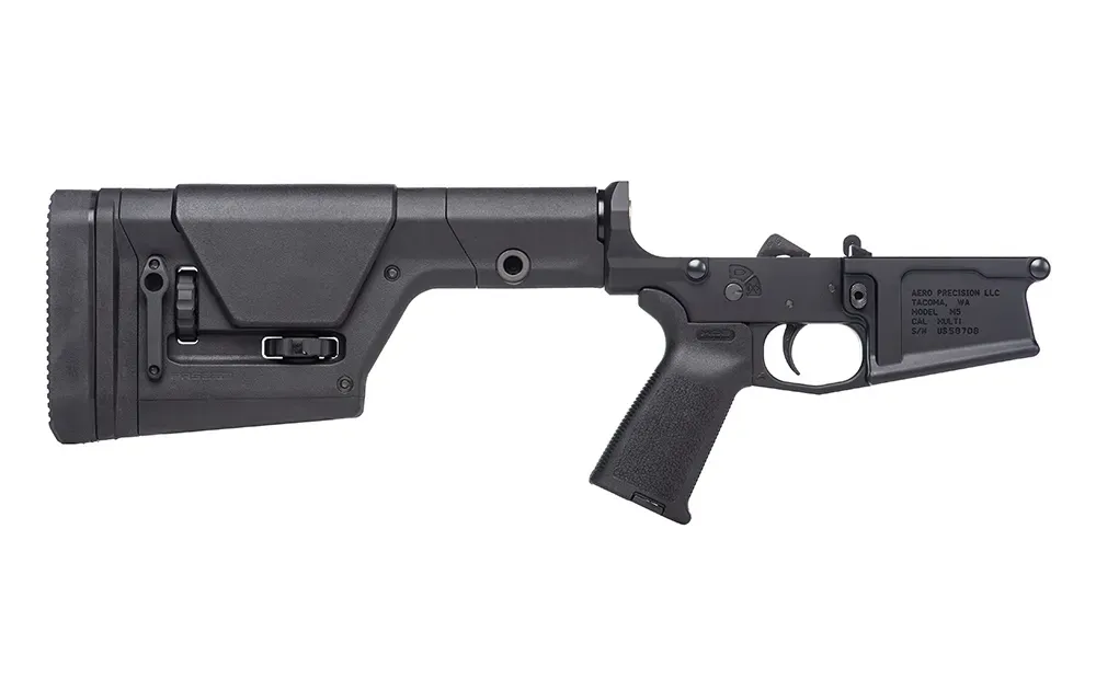 Aero Precision M5 Complete Lower Receiver w/ MOE® Grip & PRS® Rifle Stock - Lower Receiver for AR-15 - view 1