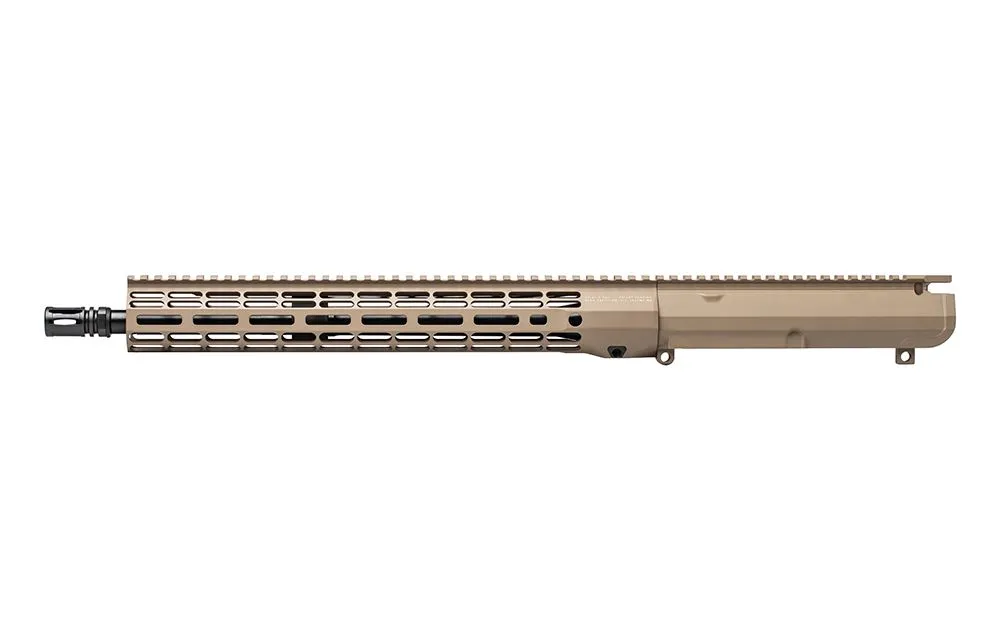 Aero Precision M5 Complete Upper 16" .308 Mid Barrel ATLAS R-ONE 15" M-LOK HG - FDE - Upper Receiver for AR-15, vista 1
