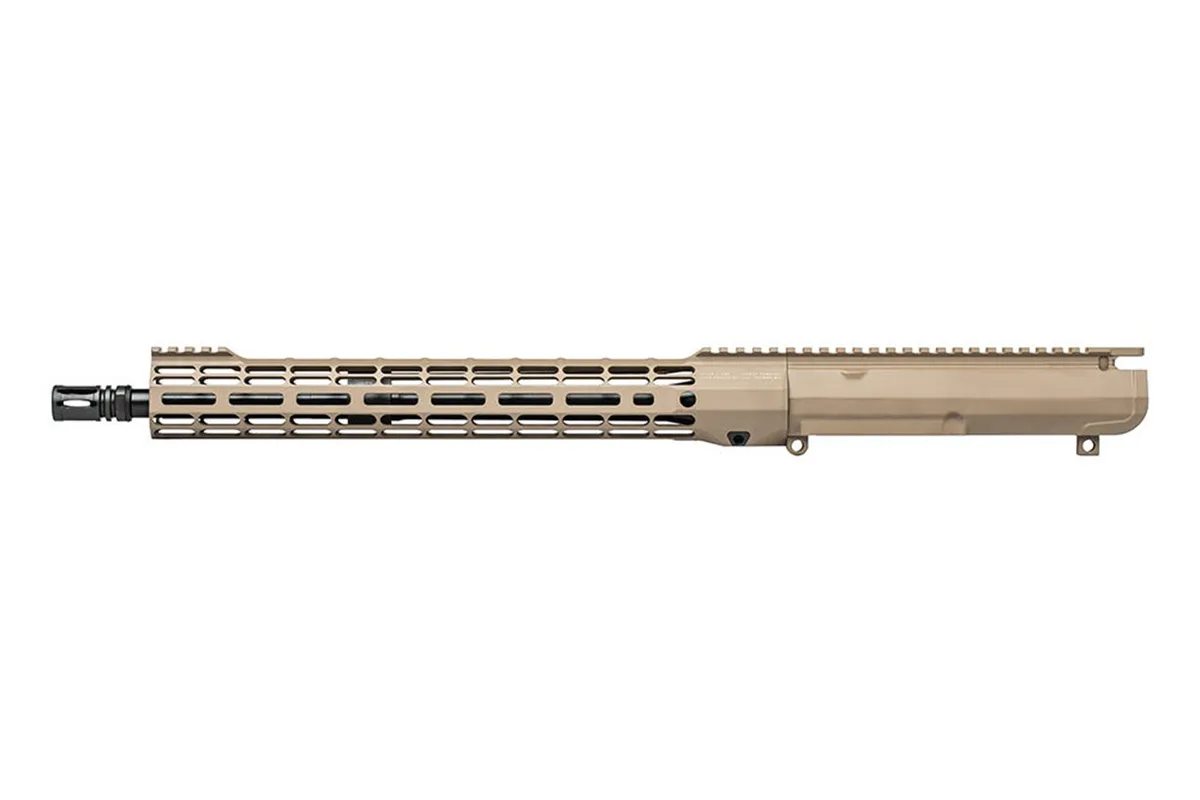 Aero Precision M5 Complete Upper, 16" .308 Mid Barrel, ATLAS S-ONE 15" M-LOK HG - FDE Cerakote - Upper Receiver for AR-15 - view 1