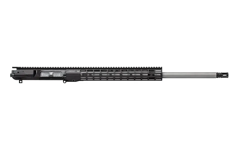 Aero Precision M5 Complete Upper 24" 6.5 Creedmoor SS Rifle Barrel ATLAS R-ONE 15" M-LOK HG - Anodized Black - Upper Receiver for AR-15, vista 1