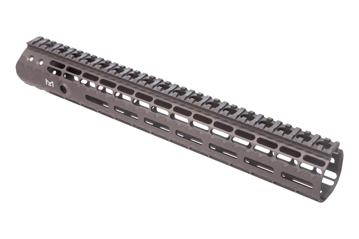 Aero Precision M5 Enhanced M-LOK Handguard - Gen 2 - Kodiak Brown Anodized - 15" - Handguard for AR-15 - view 1