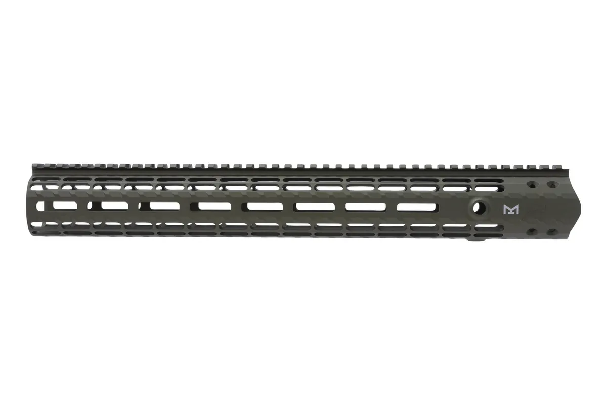 Aero Precision M5  Enhanced M-LOK Handguard - Gen 2 - ODG Anodized -16.6" - Handguard for AR-15 - view 2
