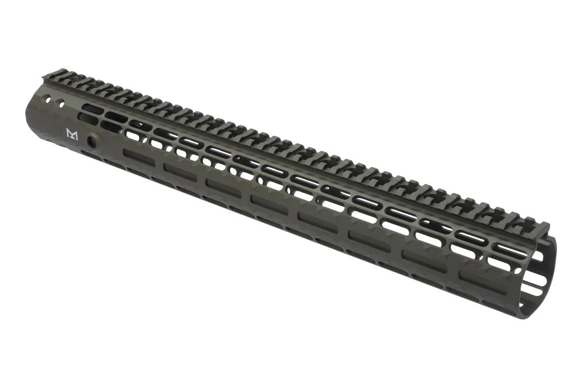 Aero Precision M5 Enhanced M-LOK Handguard - Gen 2 - ODG Anodized -16.6" - Handguard for AR-15 - view 1