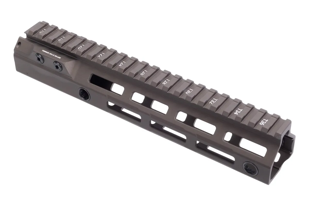 Aero Precision Mod 4 Handguard - 9.1" - Kodiak Brown Anodized - Handguard for AR-15, vista 1
