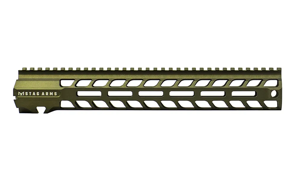 Aero Precision Stag 10 13.5" Slimline M-LOK Gen2 Handguard - OD Green Cerakote - Handguard for AR-15 - view 1