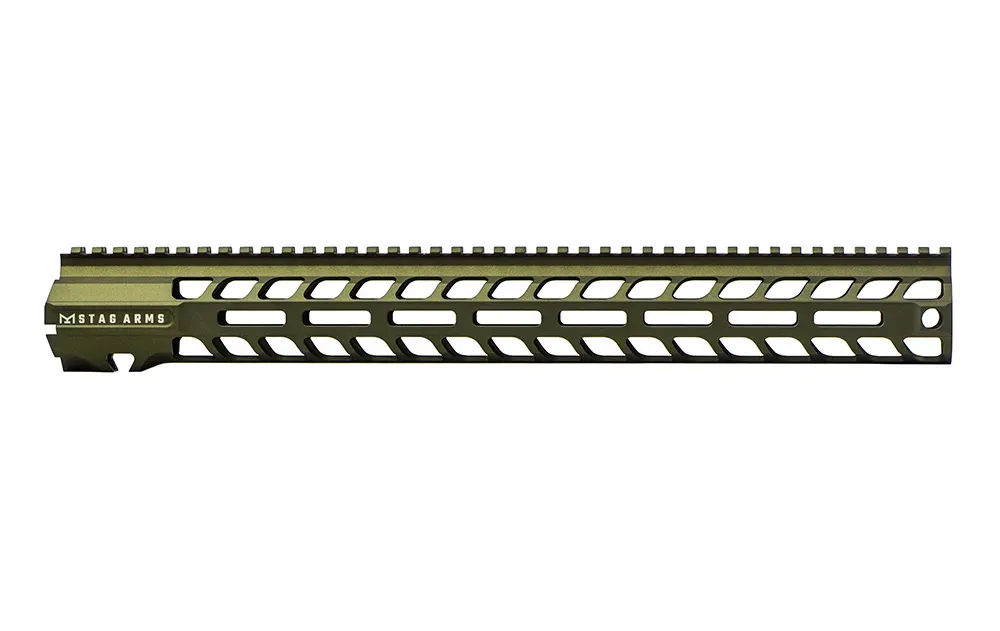 Aero Precision Stag 10 16.5" Slimline M-LOK Gen2 Handguard - OD Green Cerakote - Handguard for AR-15, vista 1