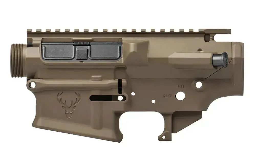 Aero Precision Stag 10 Assembled Upper/Lower combo Left Handed - Kodiak Brown Anodized - Upper Receiver for AR-15, vista 1