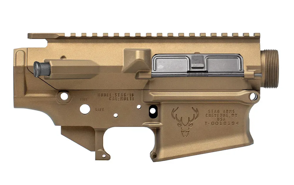 Aero Precision Stag 10 Assembled Upper/Lower Combo Right Handed - Burnt Bronze - Upper Receiver for AR-15 - view 1