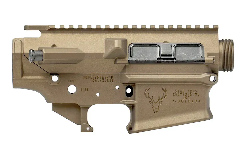 Aero Precision Stag 10 Assembled Upper/Lower Combo Right Handed - FDE Cerakote - Upper Receiver for AR-15 - view 1
