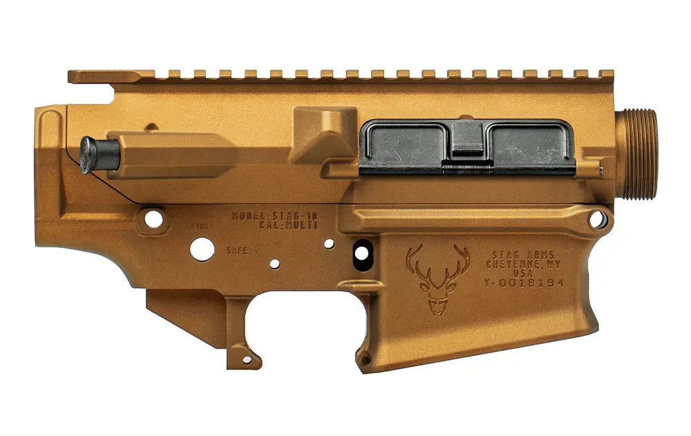 Aero Precision Stag 10 Assembled Upper/Lower Combo Right Handed - RAL8000 Cerakote - Upper Receiver for AR-15, vista 1