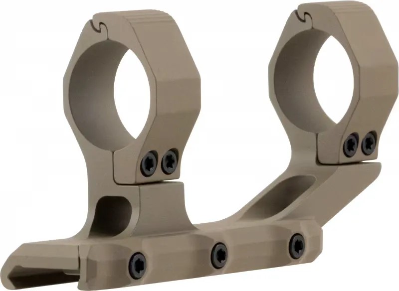 Aero Precision Ultralight 1-Piece Cantilever 1" Extended Picatinny Scope Mount 1" Rings FDE Cerakote - Optic Mount, vista 1