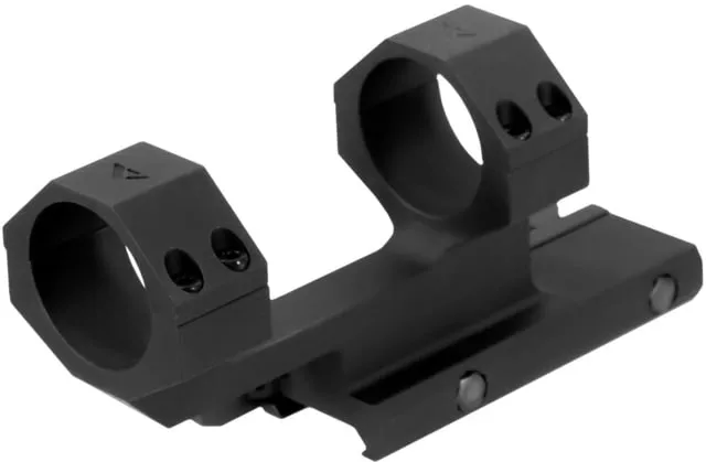 Aim Sports 1" Medium 6061 T6 Aluminum 1-Piece Cantilever Scope Mount, Anodized Black - MTCLF115 - Optic Mount - view 2