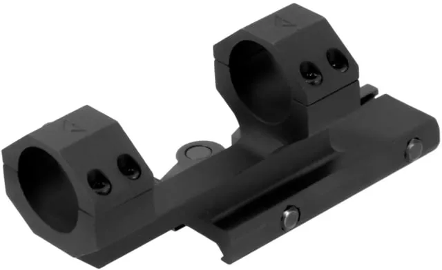 Aim Sports 1" Medium 6061 T6 Aluminum 1-Piece Cantilever Scope Mount, Anodized Black - MTCLF115 - Optic Mount - view 1
