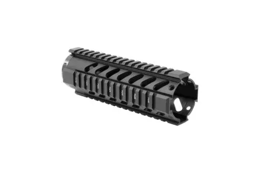 Aim Sports 10" Aluminum Free Floating Mid-Length Quad Rail, Anodized Black - MT061 - Handguard for AR-15 - view 4