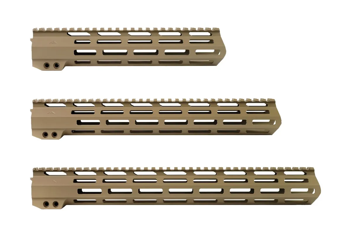 Aim Sports AR-15 Free Float M-LOK Handguard – FDE - Handguard for AR-15 - view 1
