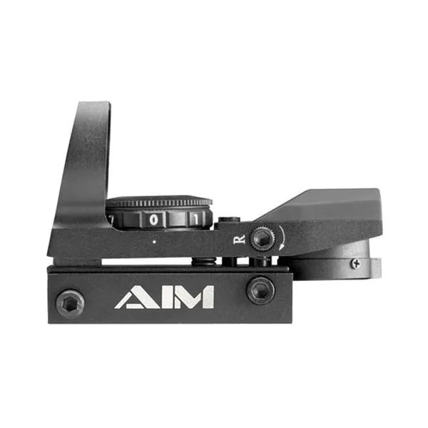 Aim Sports Classic Edition 1x34mm Reflex Sight, Illuminated 4 Pattern Red - RT4-01 - Optic - view 2