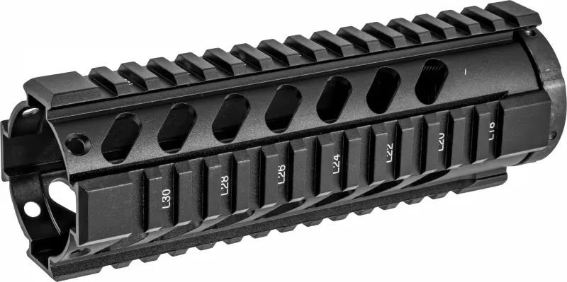 Aim Sports Free-Float Carbine Quad Rail V3 - Black - MT060 - Handguard for AR-15 - view 1