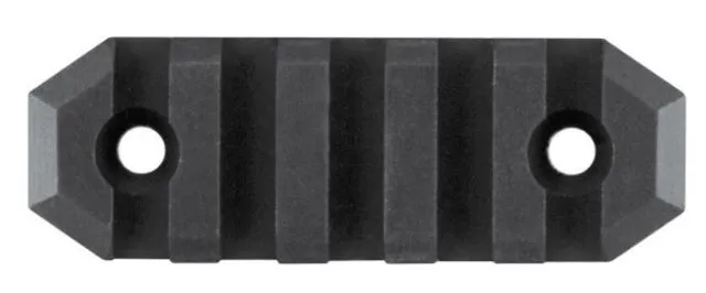 AIM Sports Inc 5 Slot Picatinny Keymod Rail Section Black Small - Optic Mount - view 1