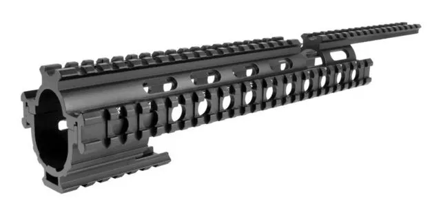 Aim Sports Inc AimSports Ruger Tactical Quad Rail Black - Handguard for AR-15, vista 1