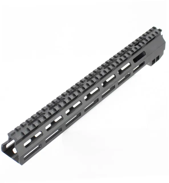 AIM Sports Inc AR/M4 13.5in MLOK Handguard Black Medium - Handguard for AR-15, vista 1