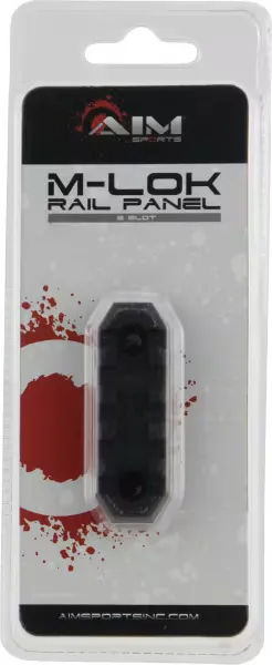 Aim Sports M-LOK 2.5" Picatinny Section Rail, Black - MLRS1 - Handguard for AR-15 - view 1