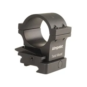 Aimpoint 30mm TwistMount Ring with Integral Picatinny Base for 3x Magnifier Matte Black High - Optic Mount, vista 1