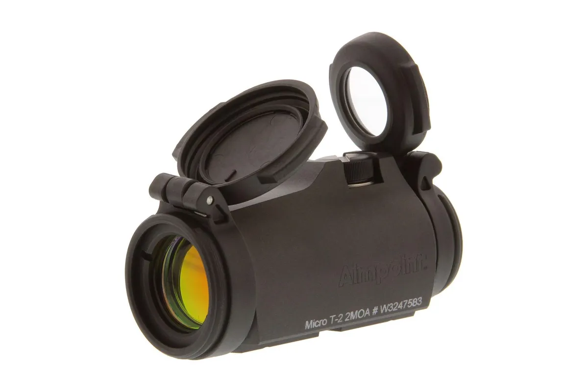 Aimpoint Micro T-2 Red Dot Sight with 2 MOA Dot Matte Black - Optic - view 3