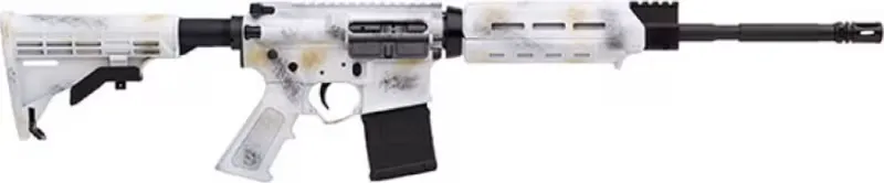 Alex Pro Firearms RI013SNO Arctic 5.56 NATO16 Optic Ready Snow Camo - Complete Rifle, vista 1