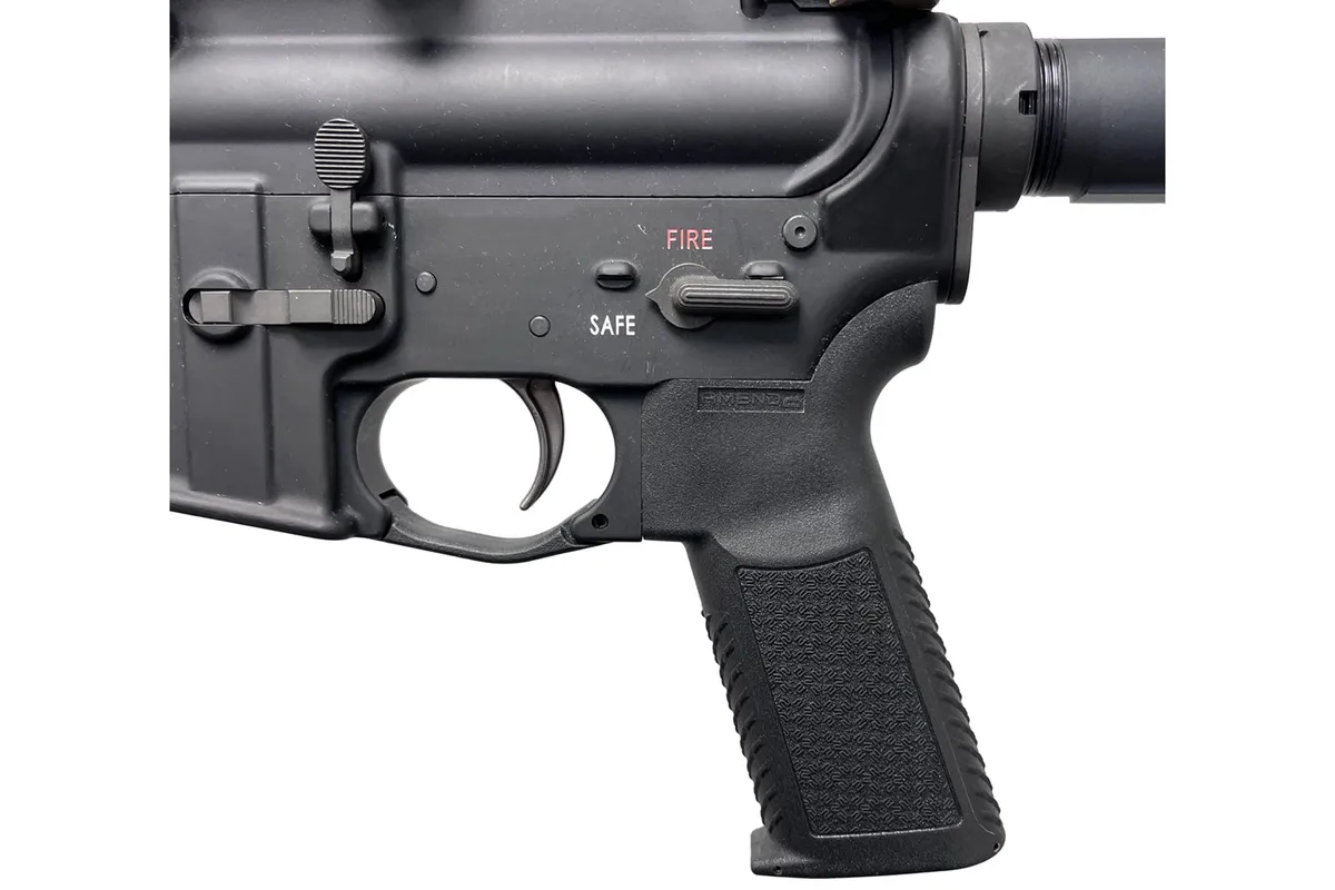 Amend2 Pistol Grip - Enhanced Black Model (No Grip Screw Included) - Pistol Grip for AR-15 - view 1