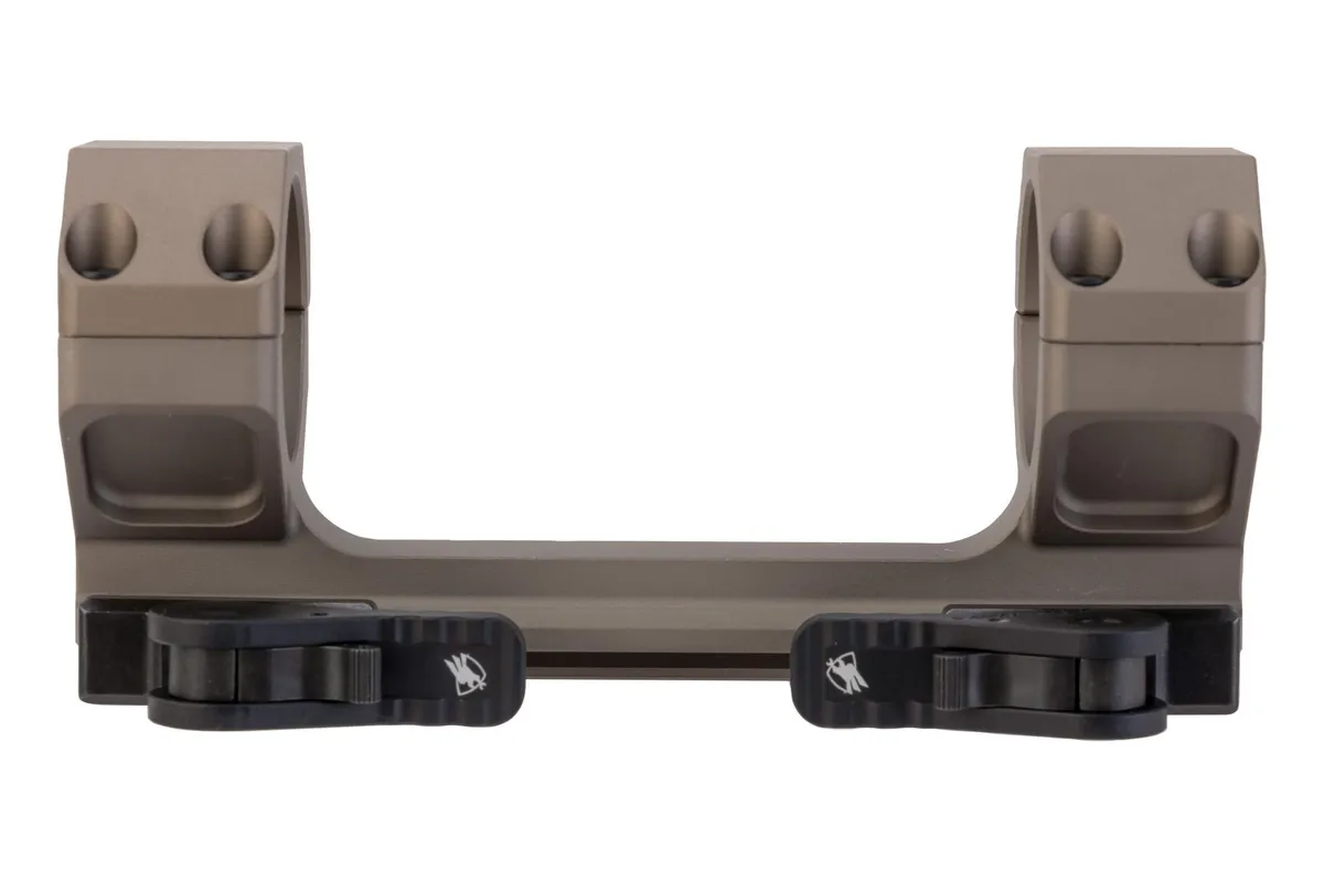 American Defense Delta QD 1-Piece Picatinny Scope Mount 34mm Rings Standard Lever Flat Dark Earth - Optic Mount - view 3
