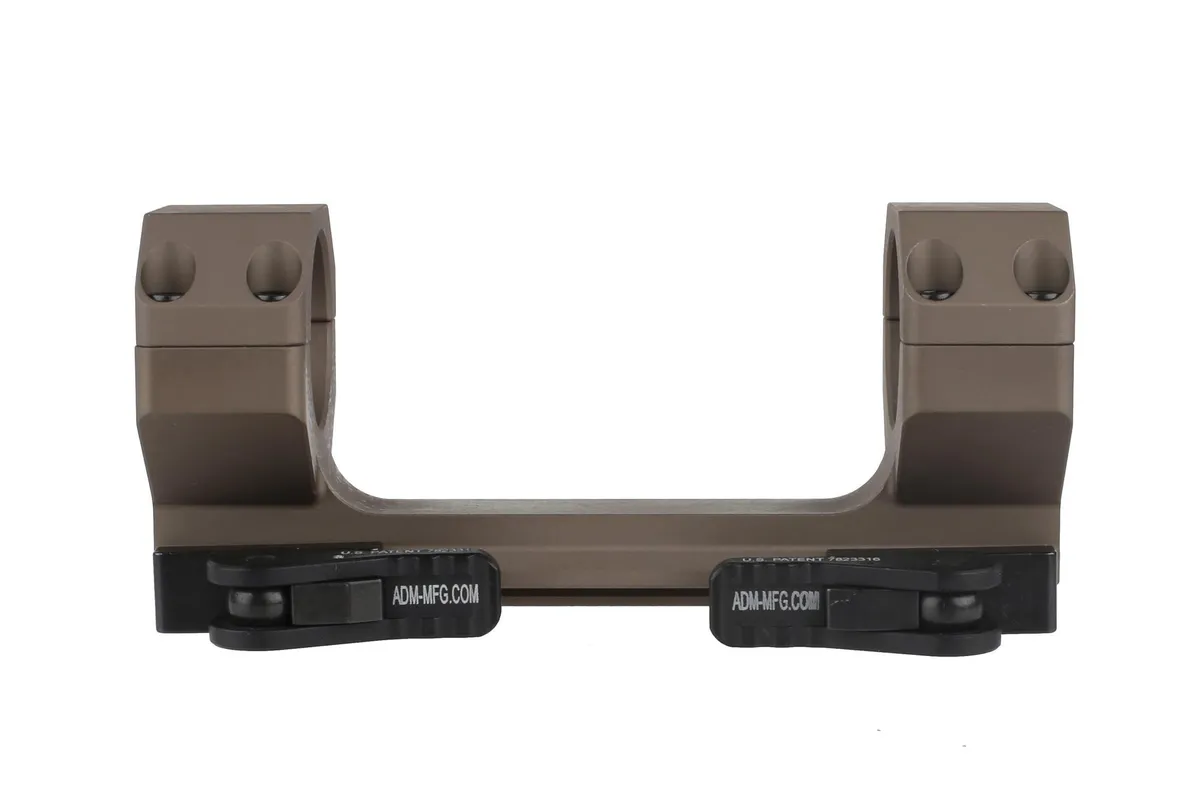 American Defense Delta Quick Detach 30mm Scope Mount - Flat Dark Earth - Optic Mount - view 2