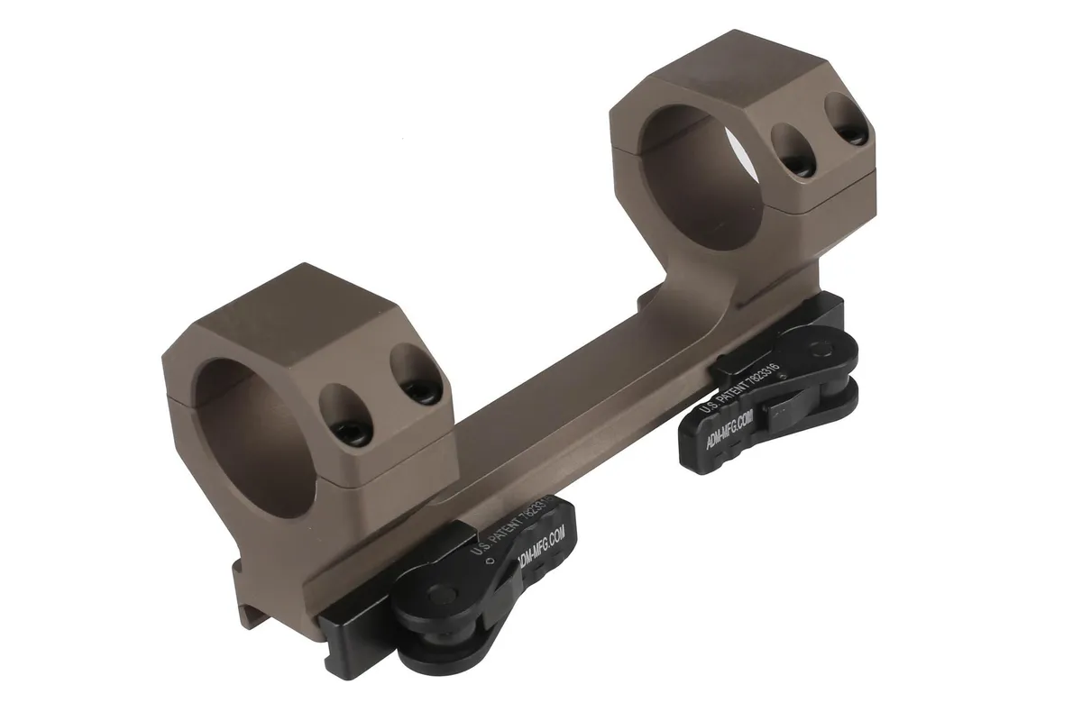 American Defense Delta Quick Detach 30mm Scope Mount - Flat Dark Earth - Optic Mount - view 3