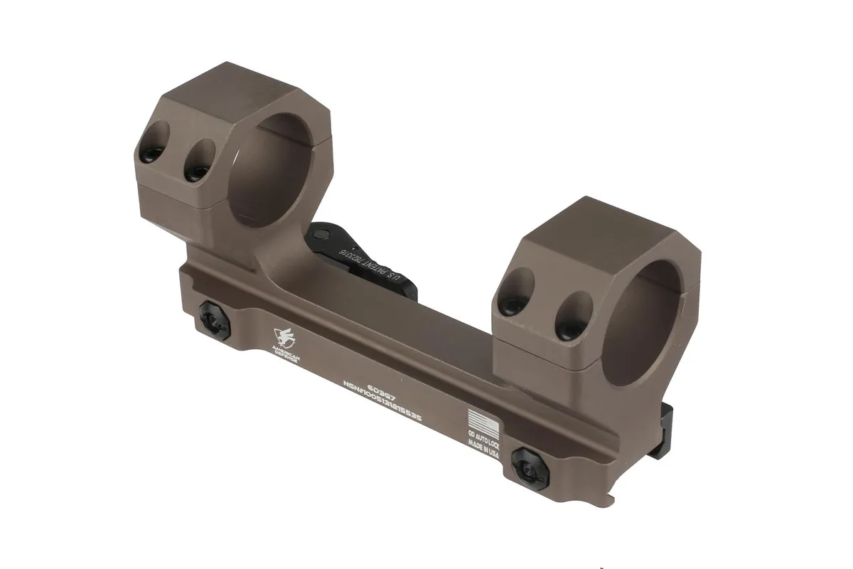 American Defense Delta Quick Detach 30mm Scope Mount - Flat Dark Earth - Optic Mount - view 4