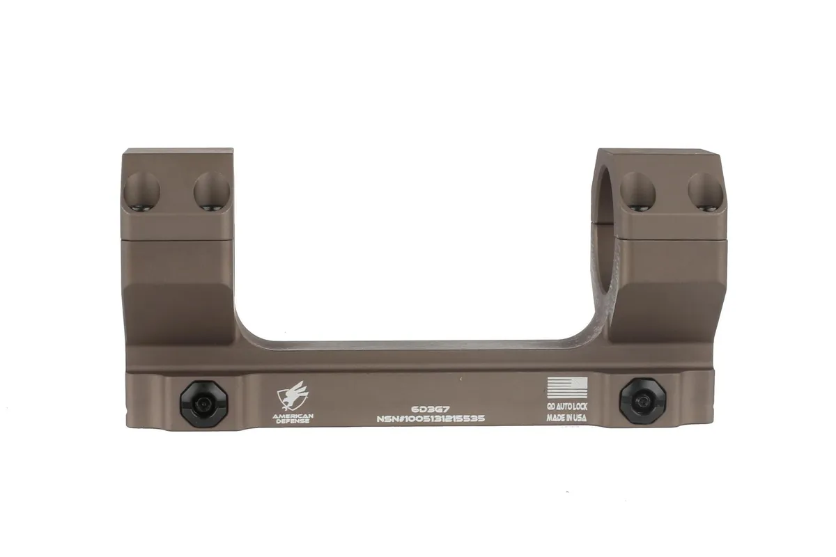 American Defense Delta Quick Detach 30mm Scope Mount - Flat Dark Earth - Optic Mount - view 5