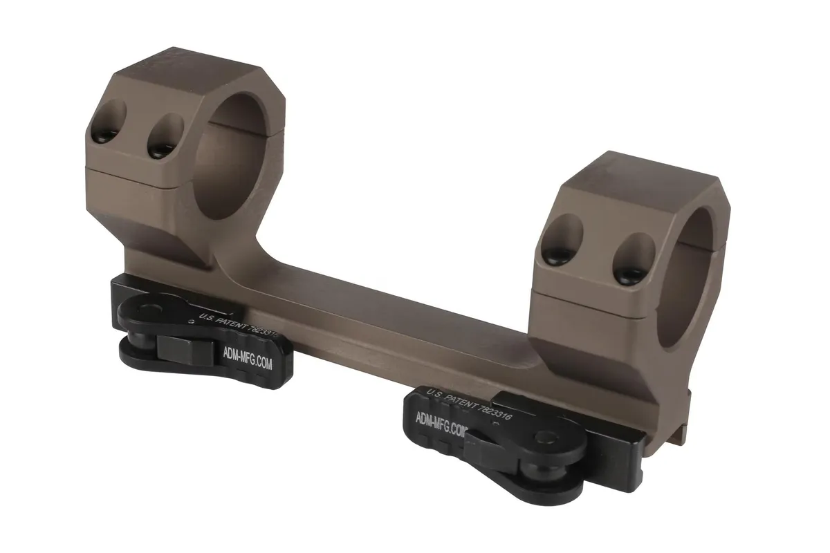American Defense Delta Quick Detach 30mm Scope Mount - Flat Dark Earth - Optic Mount - view 1