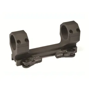 American Defense Delta Quick Release 1-Piece Picatinny AR-15 Scope Mount 34mm Rings AR-15 Matte Black - Optic Mount - view 1