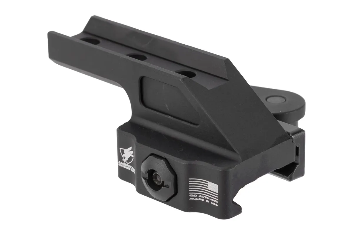 American Defense Manufacturing AD-B2 Quick Detach Riflescope Mount 1.64in Height Anodized Finish Black - Optic Mount, vista 1