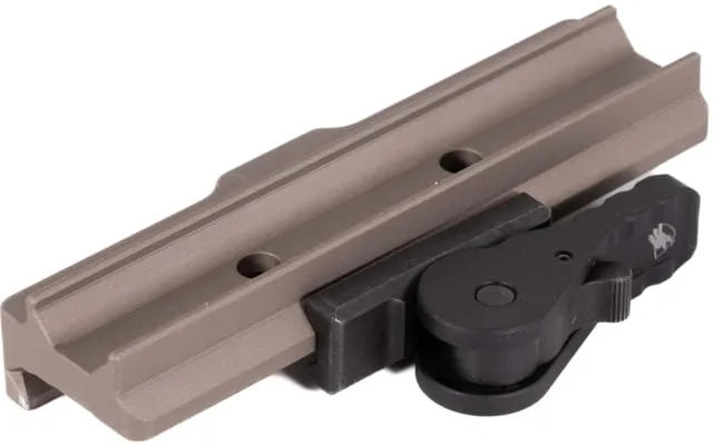American Defense Manufacturing AD-B3 Modular Base Standard Lever Flat Dark Earth AD-B3 STD FDE - Optic Mount, vista 1