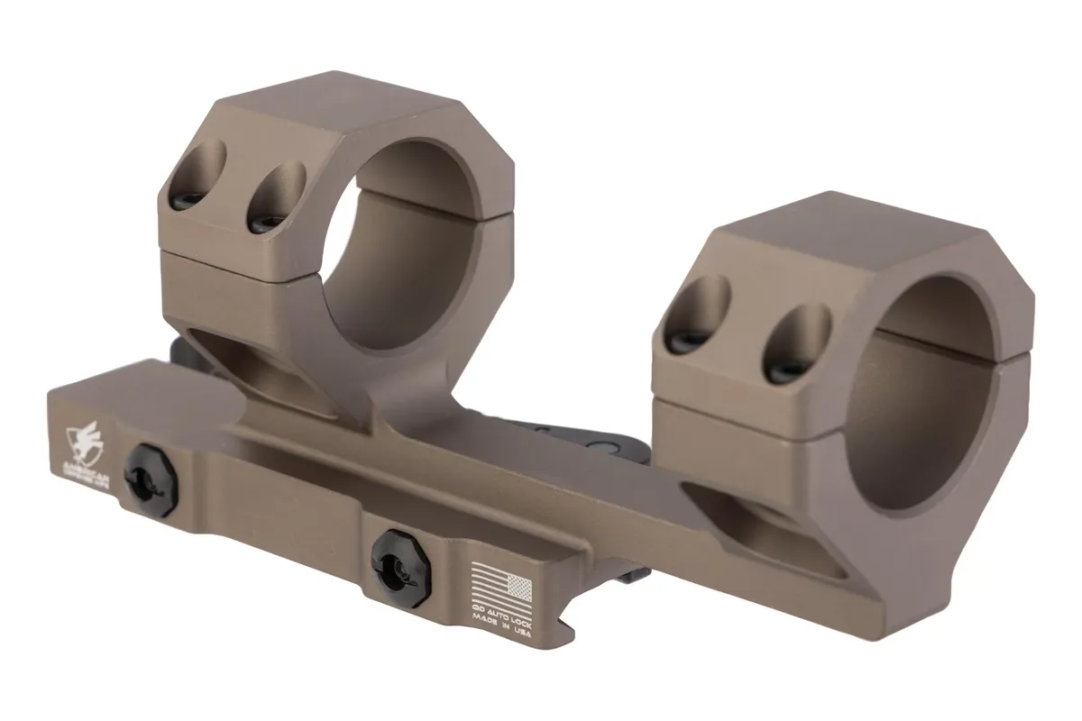American Defense Manufacturing AD-DELTA-C Cantilever Scope Mount Standard Legacy Lever 20 MOA 30mm Ring Size Flat Dark Earth - Optic Mount - view 1