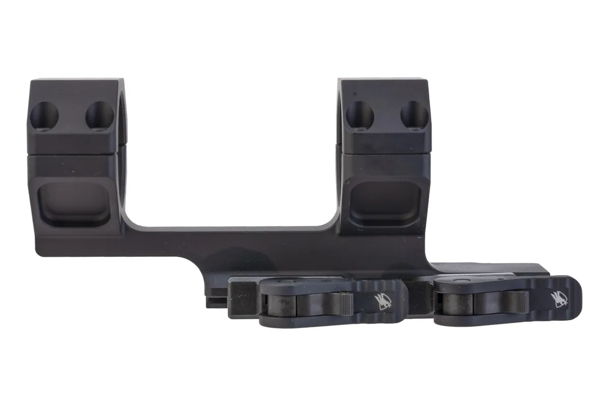 American Defense Manufacturing AD-DELTA-C-M AR-15 Quick Detach Riflescope Mount 34mm 1.70in Height Anodized Finish Black - Optic Mount - view 3