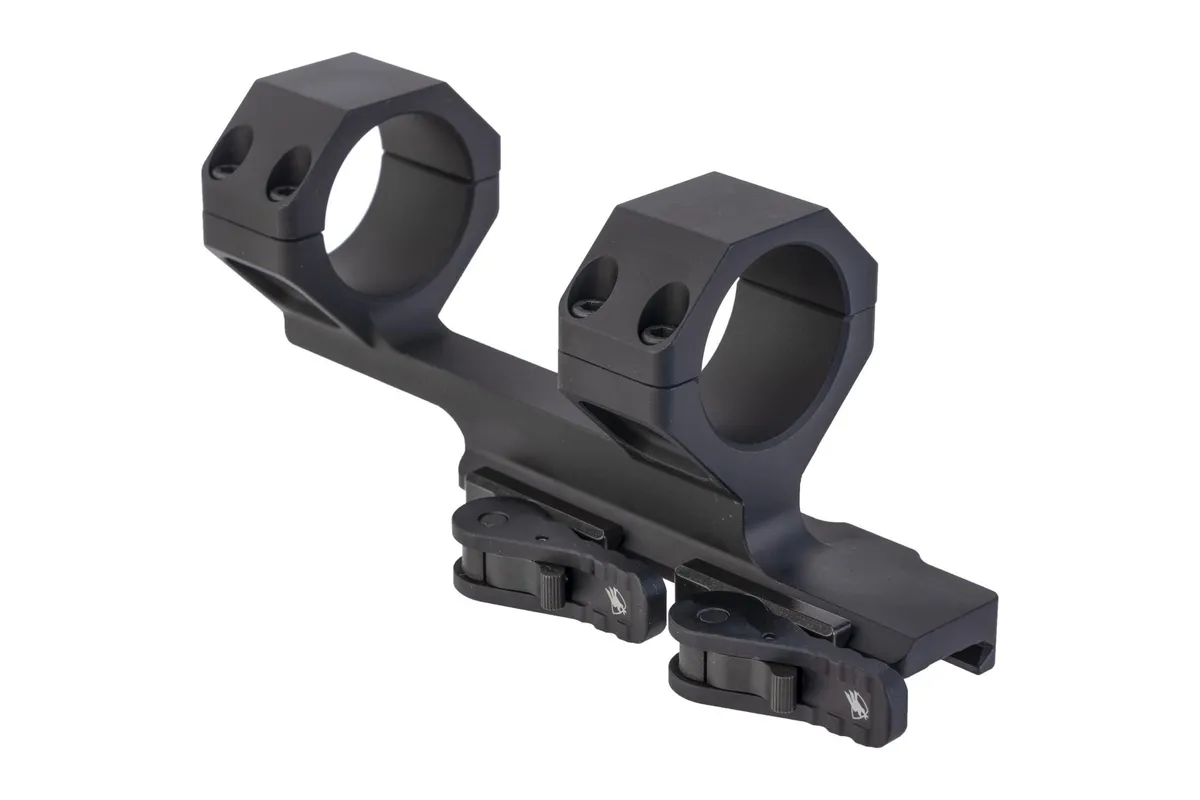 American Defense Manufacturing AD-DELTA-C-M AR-15 Quick Detach Riflescope Mount 34mm 1.70in Height Anodized Finish Black - Optic Mount - view 4
